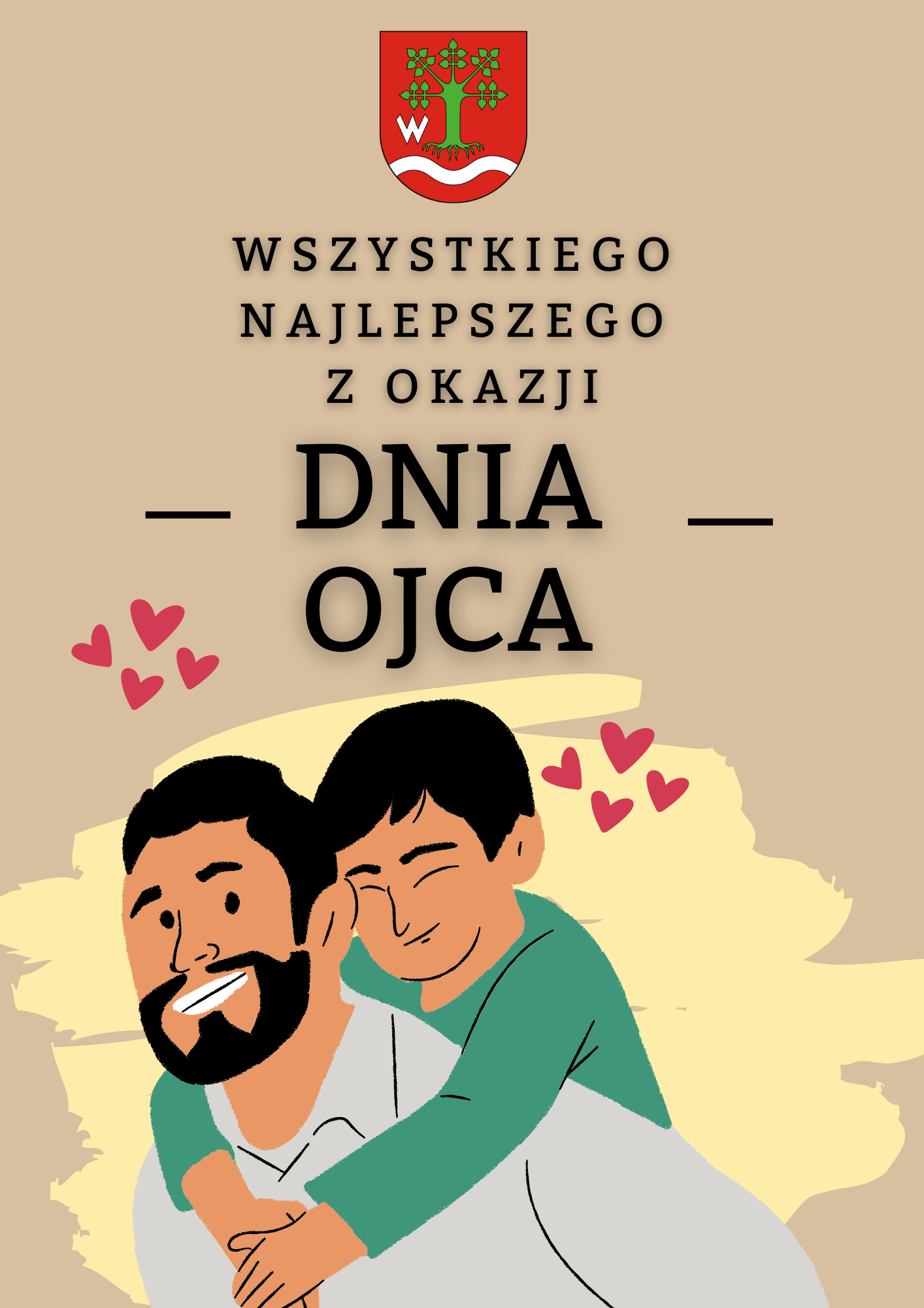 plakat promujący dzień ojca