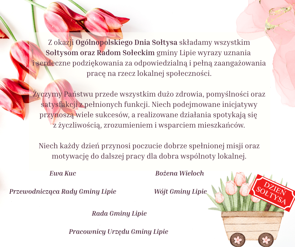 Życzenia z okazji dnia Sołtysa