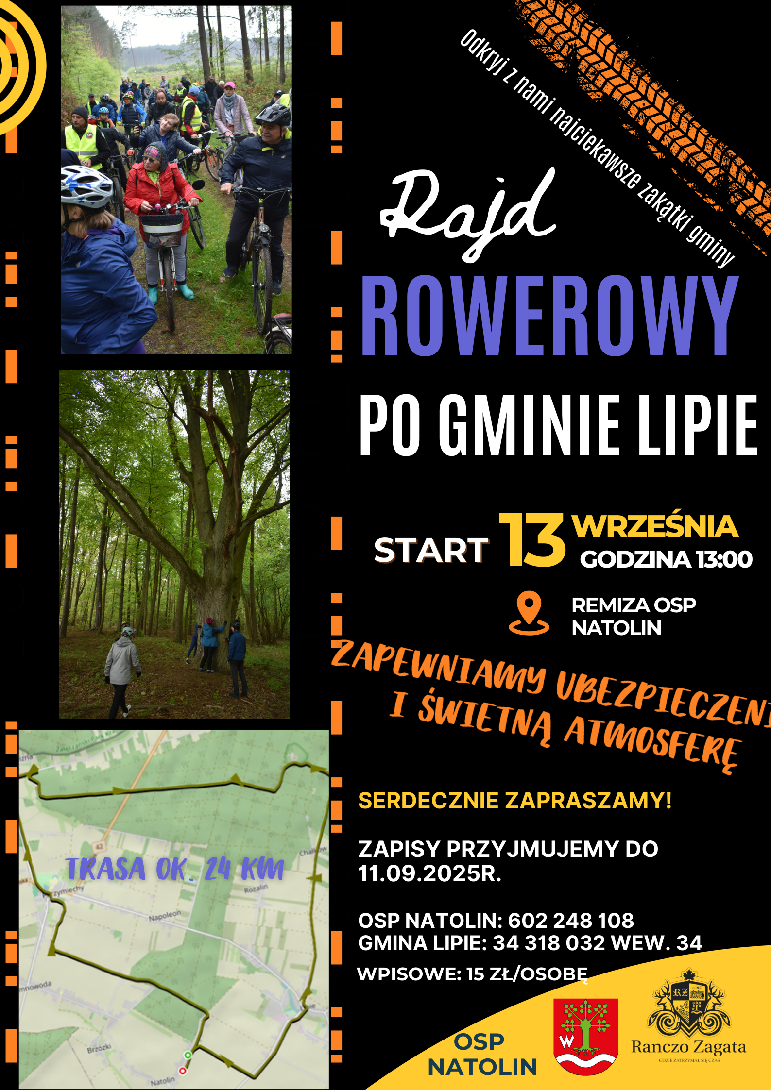 Plakt - Rajd rowerowy po Gminie Lipie