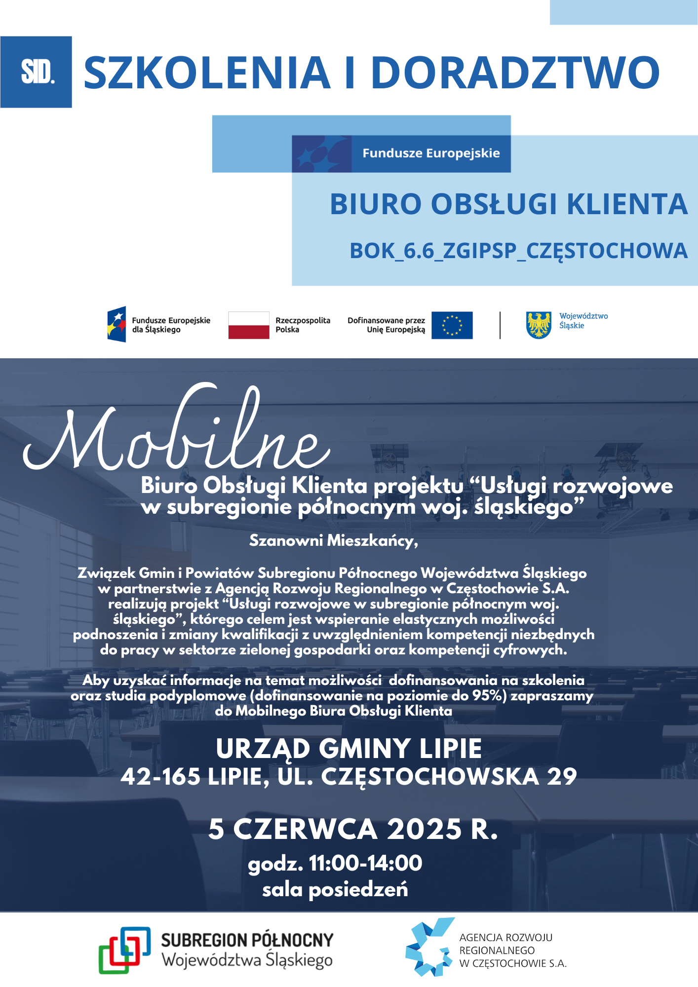 Usługi rozwojowe w subregionie północnym