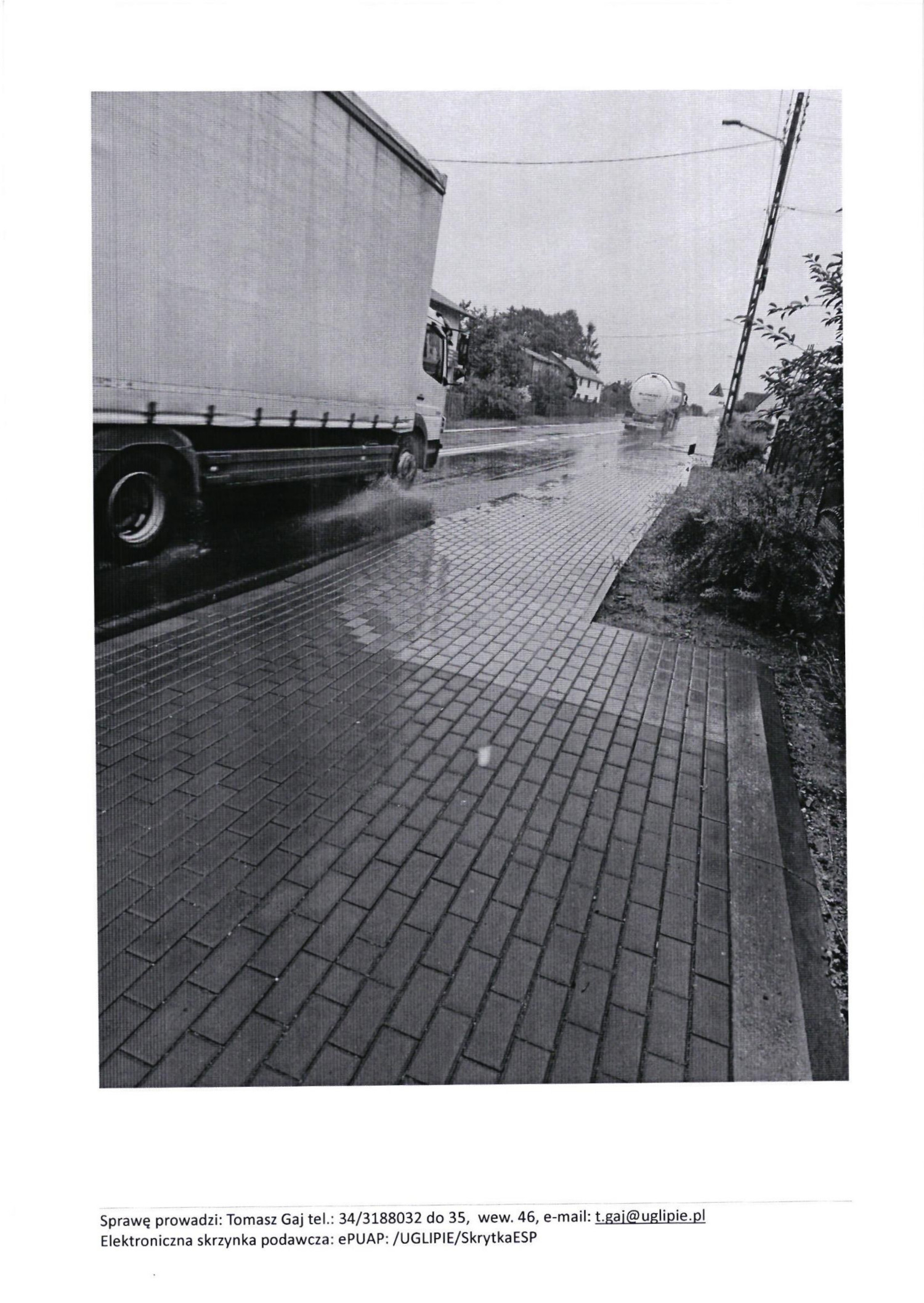 Rozwiążą problem zastoisk wody na drodze krajowej