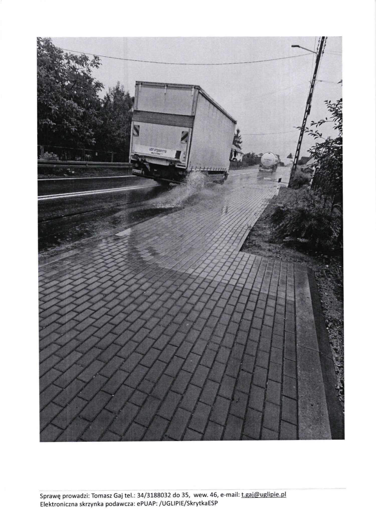 Rozwiążą problem zastoisk wody na drodze krajowej 