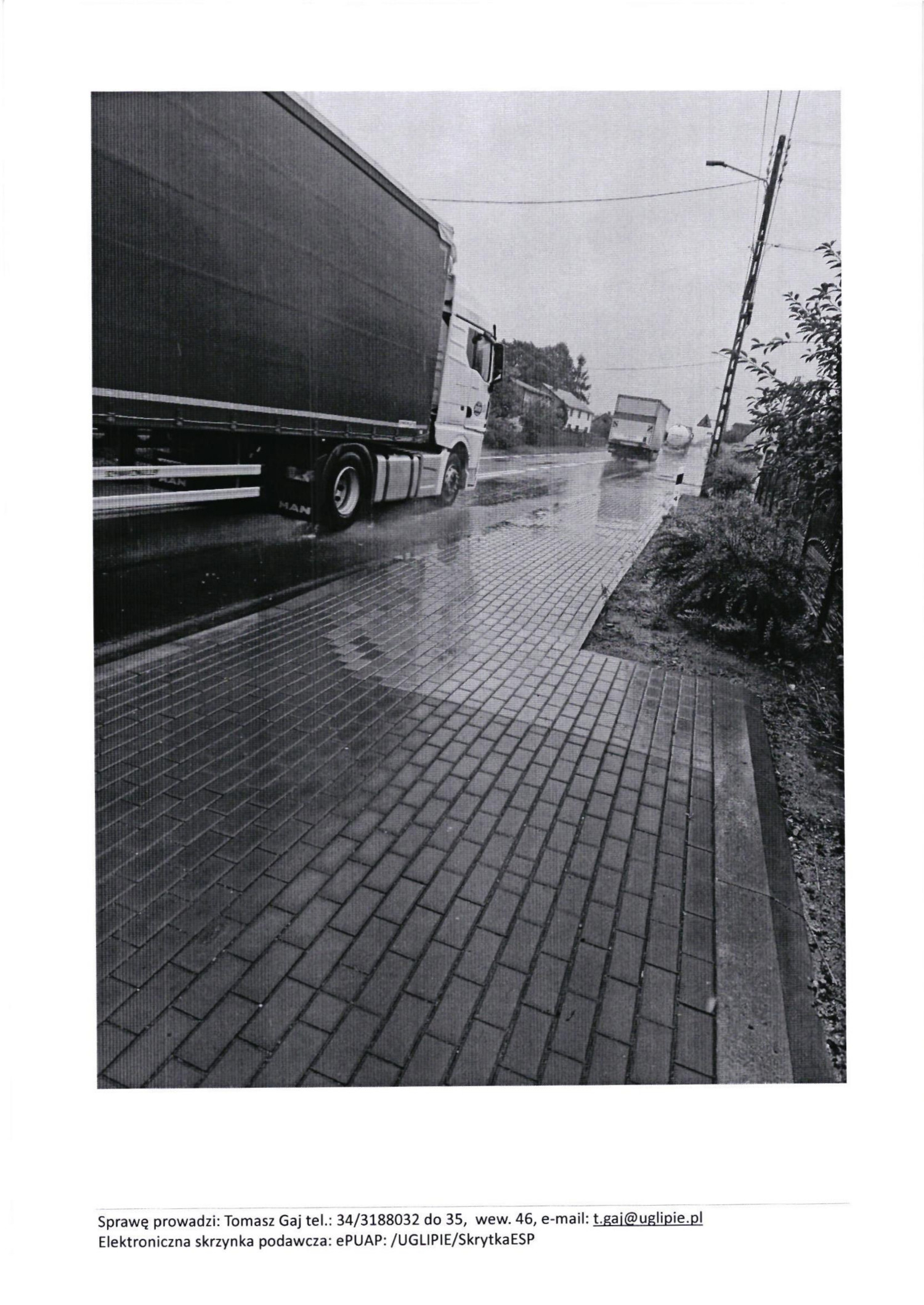 Rozwiążą problem zastoisk wody na drodze krajowej