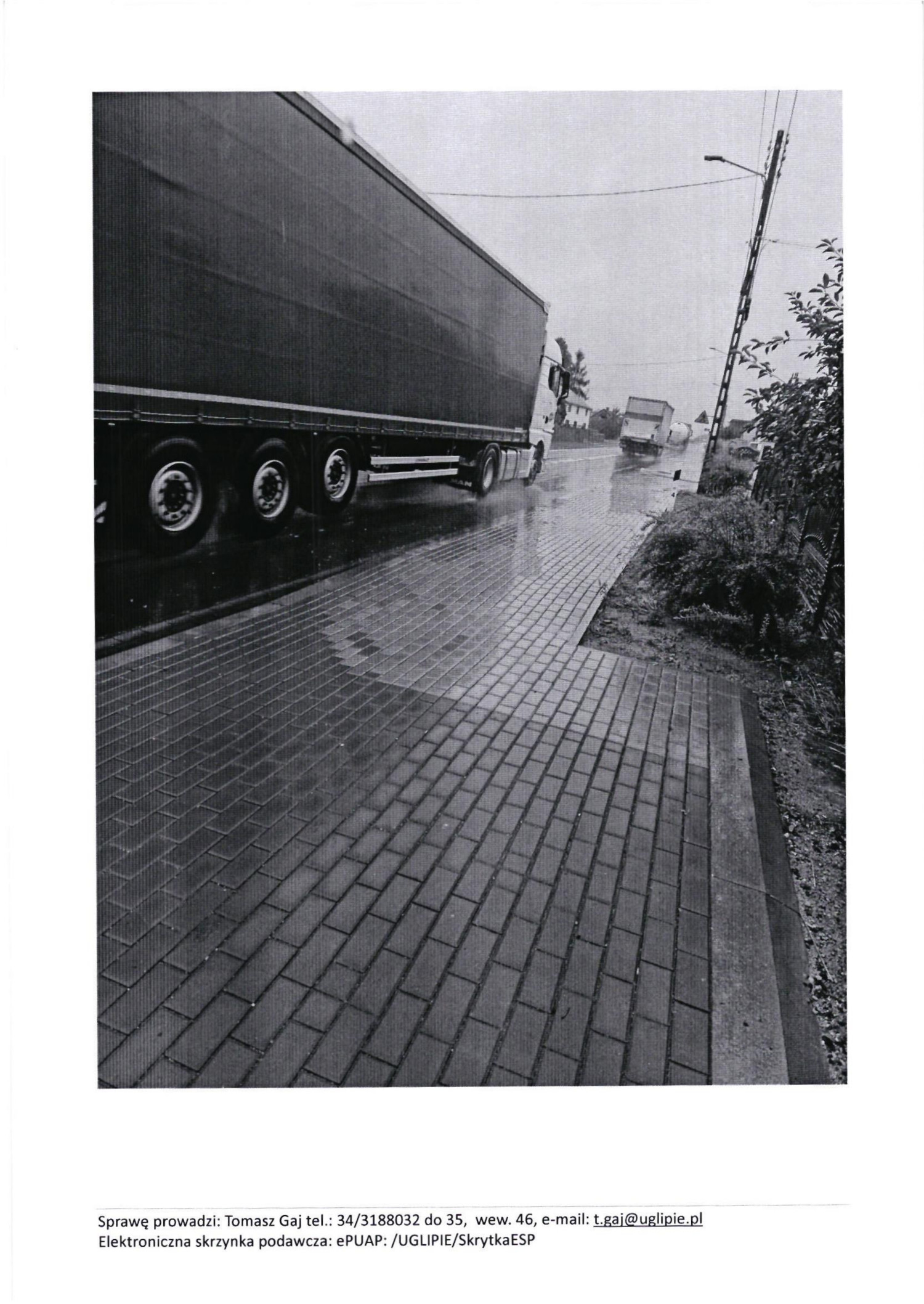 Rozwiążą problem zastoisk wody na drodze krajowej 