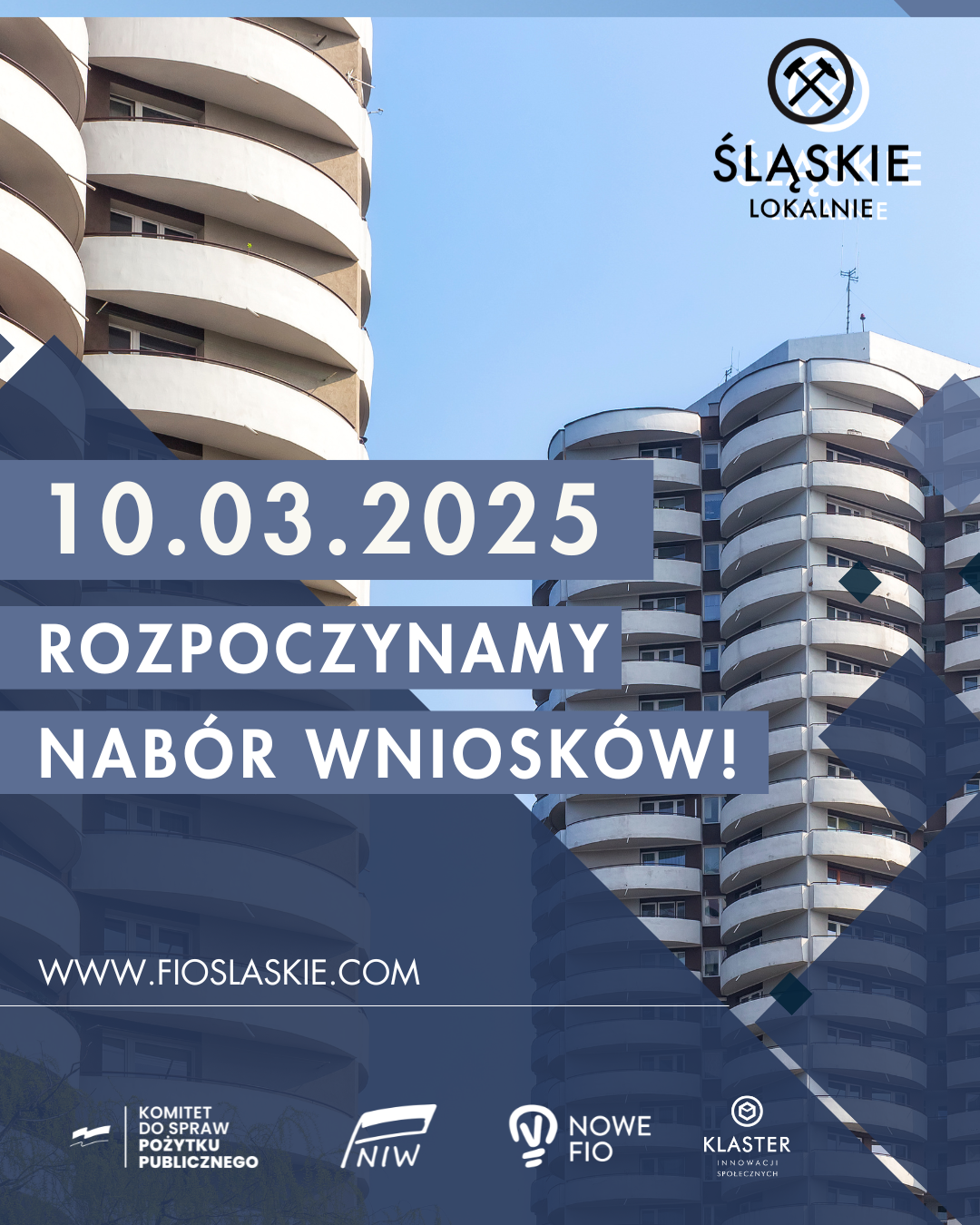 plakat o rozpoczęciu naborów na inicjatywy lokalne dnia 10 marca