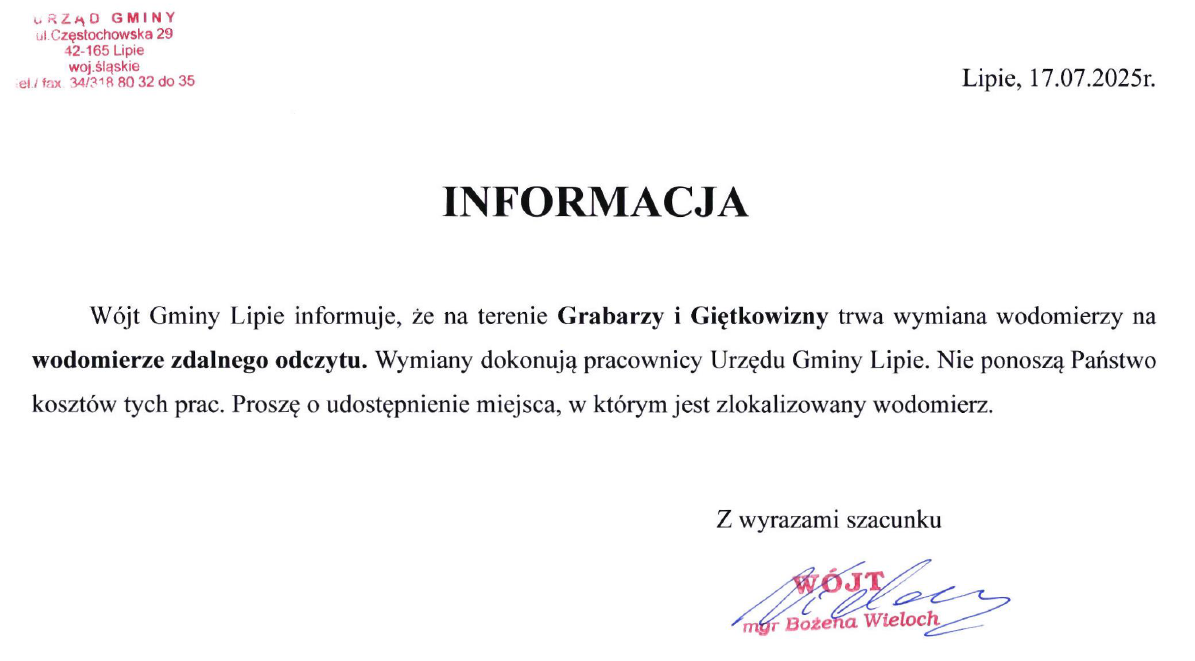 Na terenie Grabarzy i Giętkowizny trwa wymiana wodomierzy