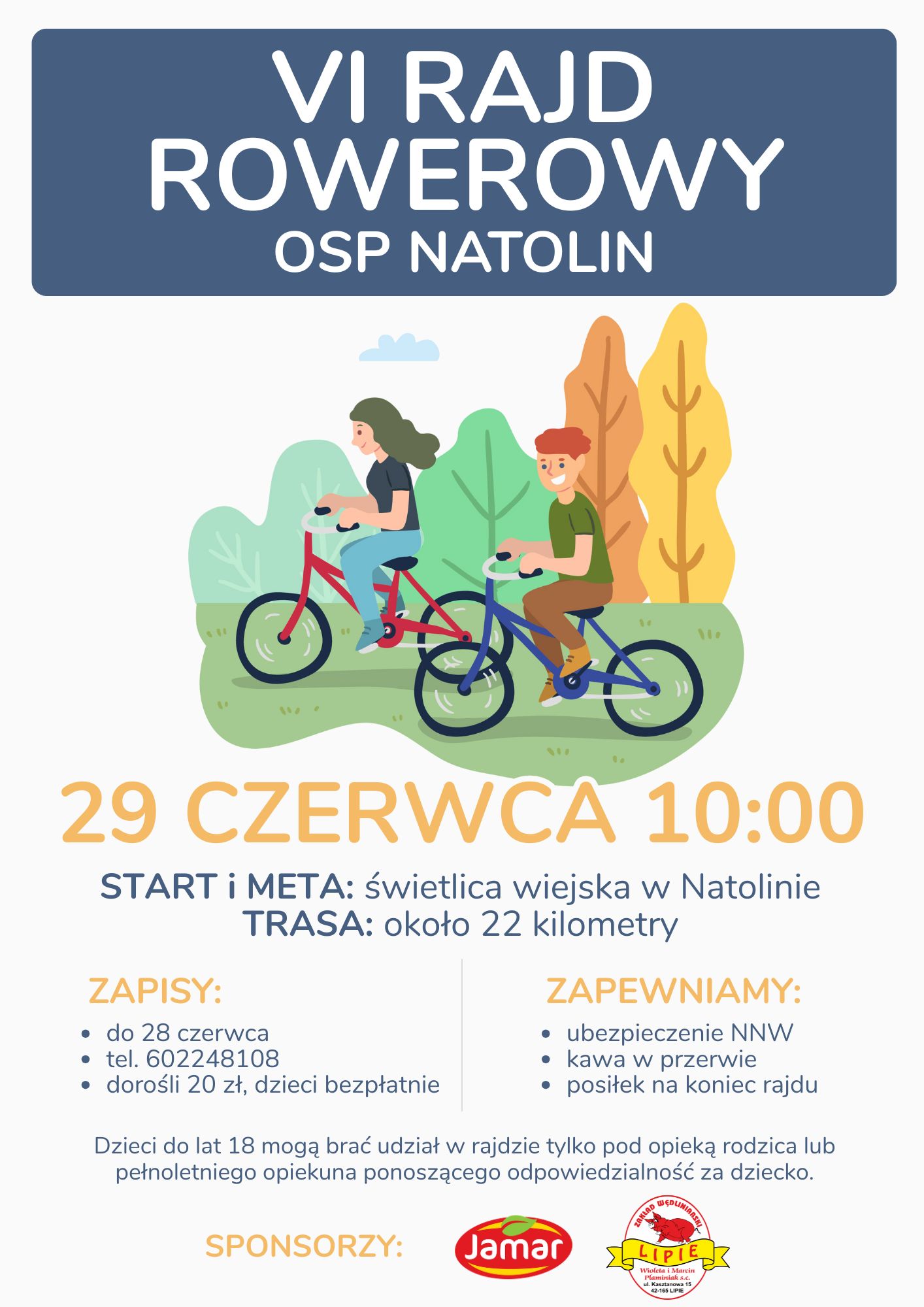 Rajd rowerowy OSP Natolin