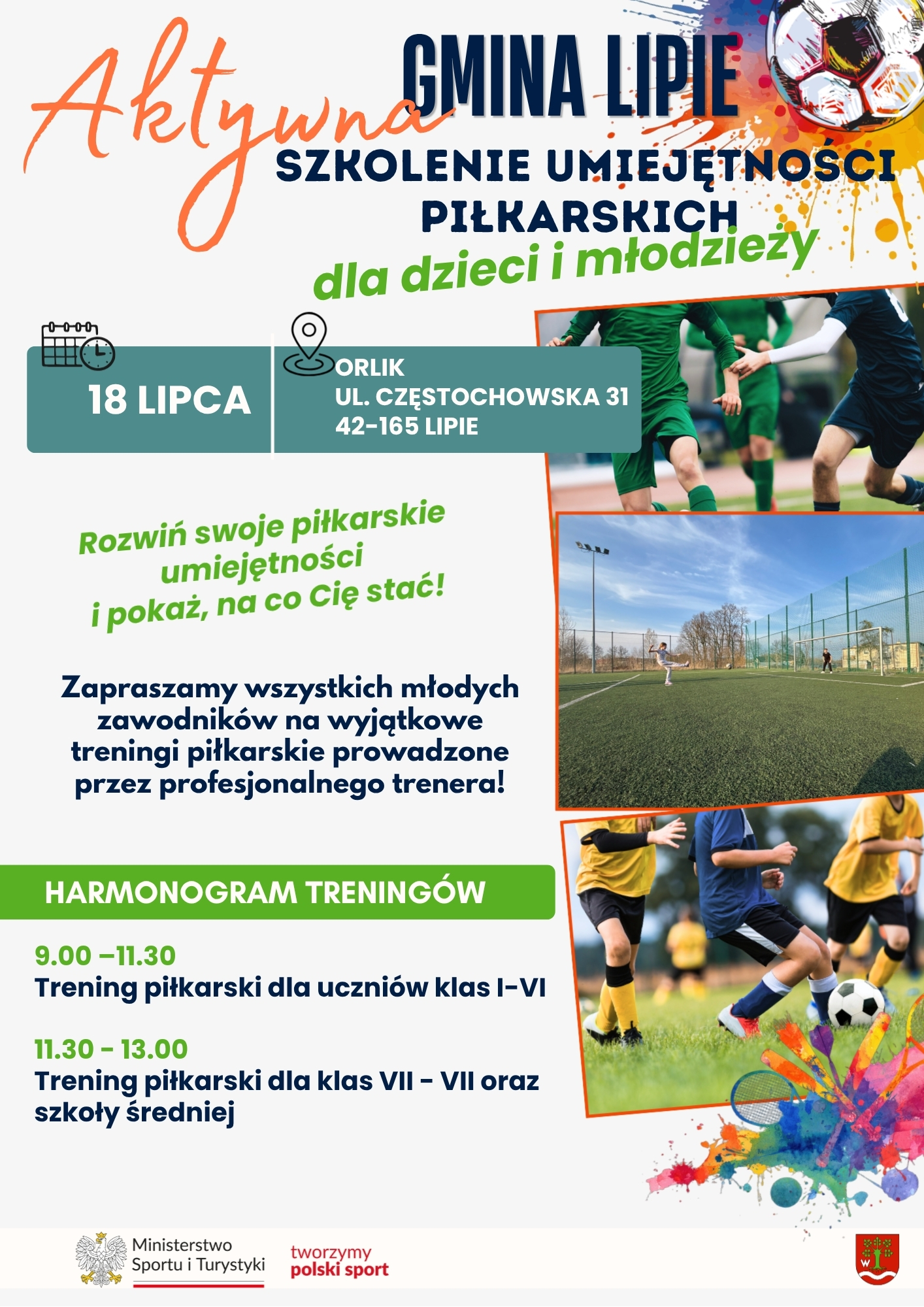 Zapraszamy na treningi piłkarskie z profesjonalnym trenerem!