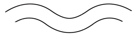 obraz przedstawia wyobrażenie meandrującej rzeki Liswarty