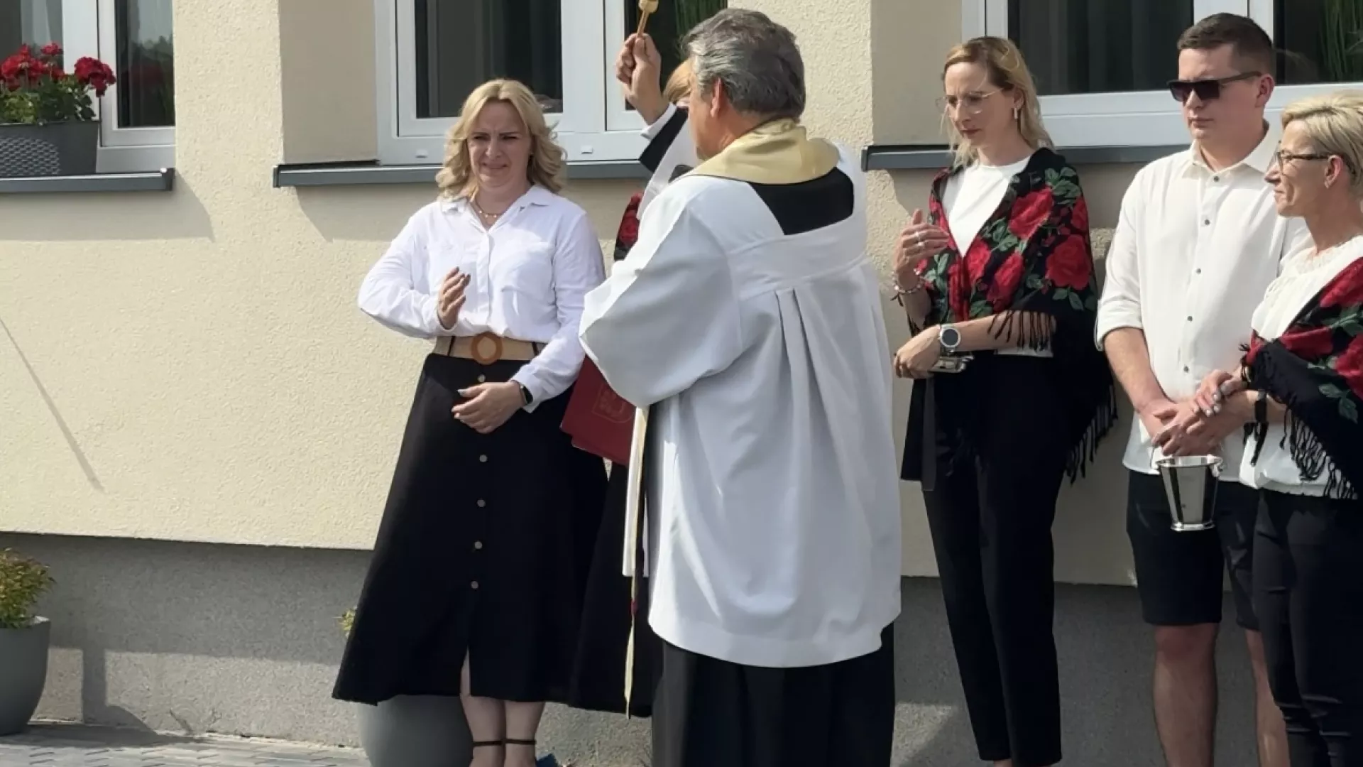 Poświęcenie zmodernizowanej świetlicy w Grabarzach.
