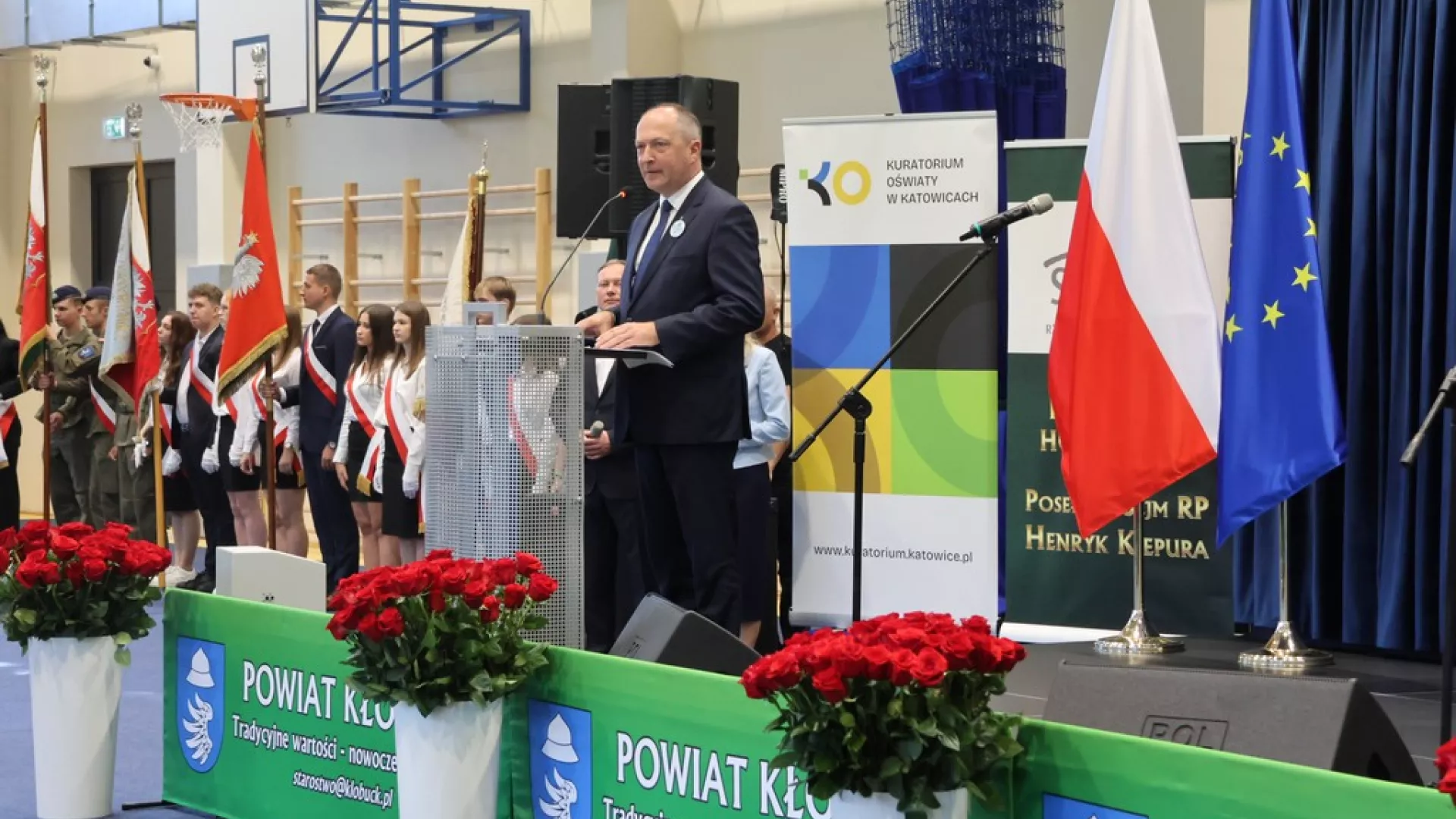 Wojewódzka inauguracja roku szkolnego w Kłobucku.