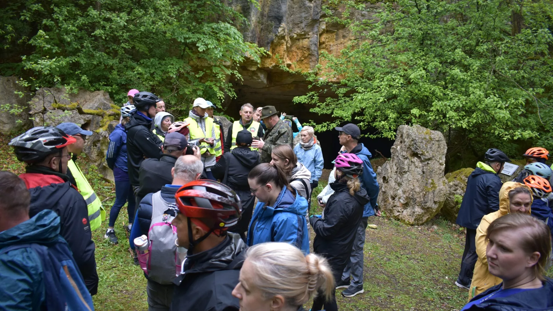 Uczestnicy Rajdu w Rezerwacie Szachownica
