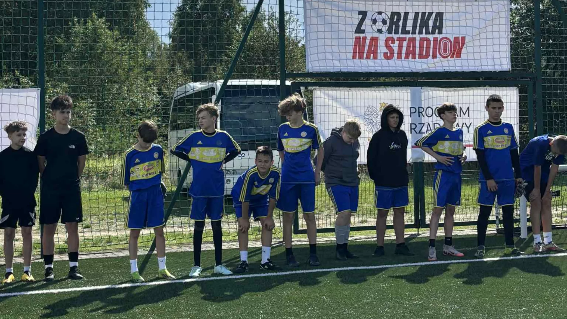 Drużyny z terenu Gminy Lipie podczas turnieju z Orlika na Stadion