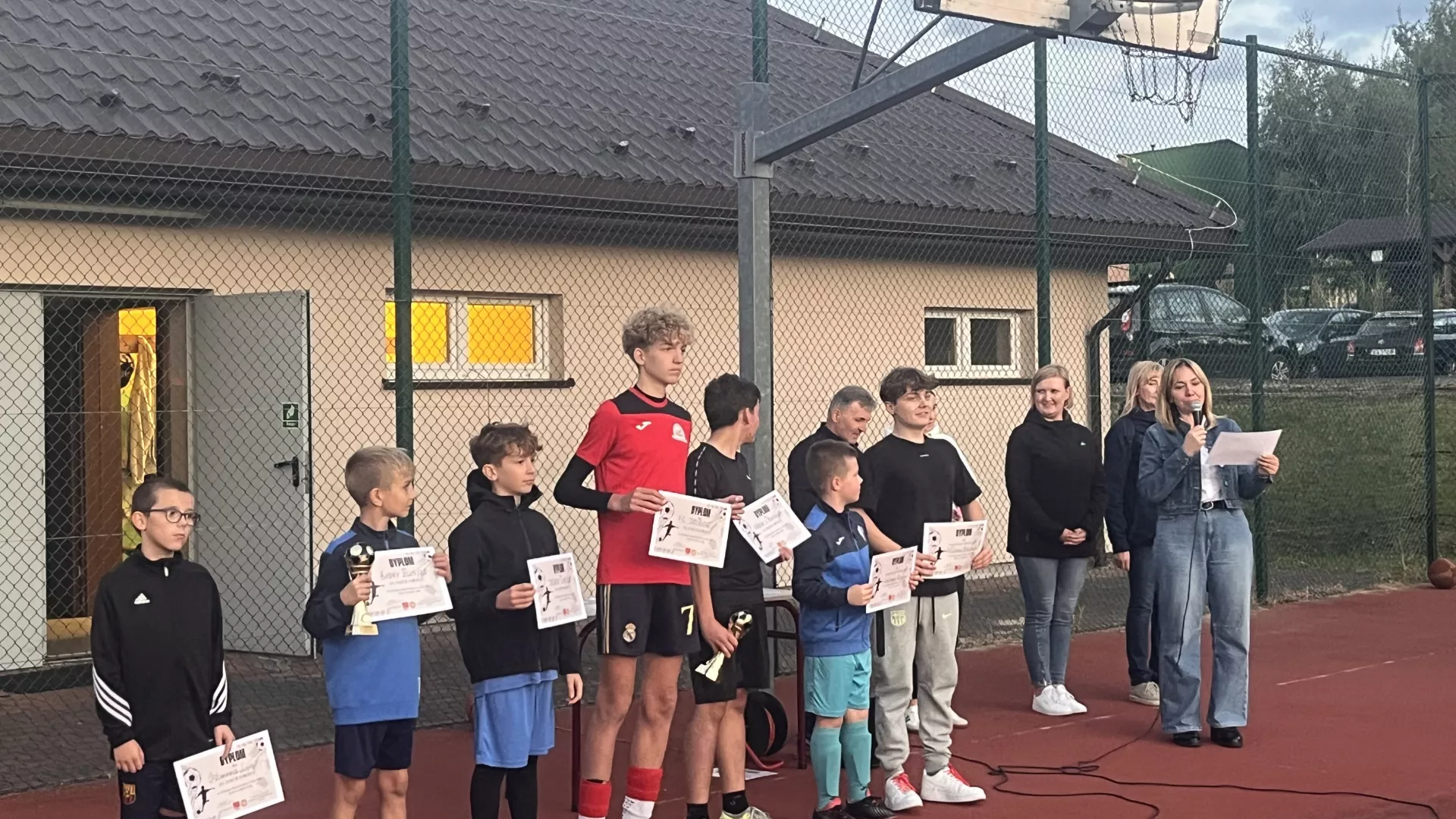 odbiór nagród w turnieju