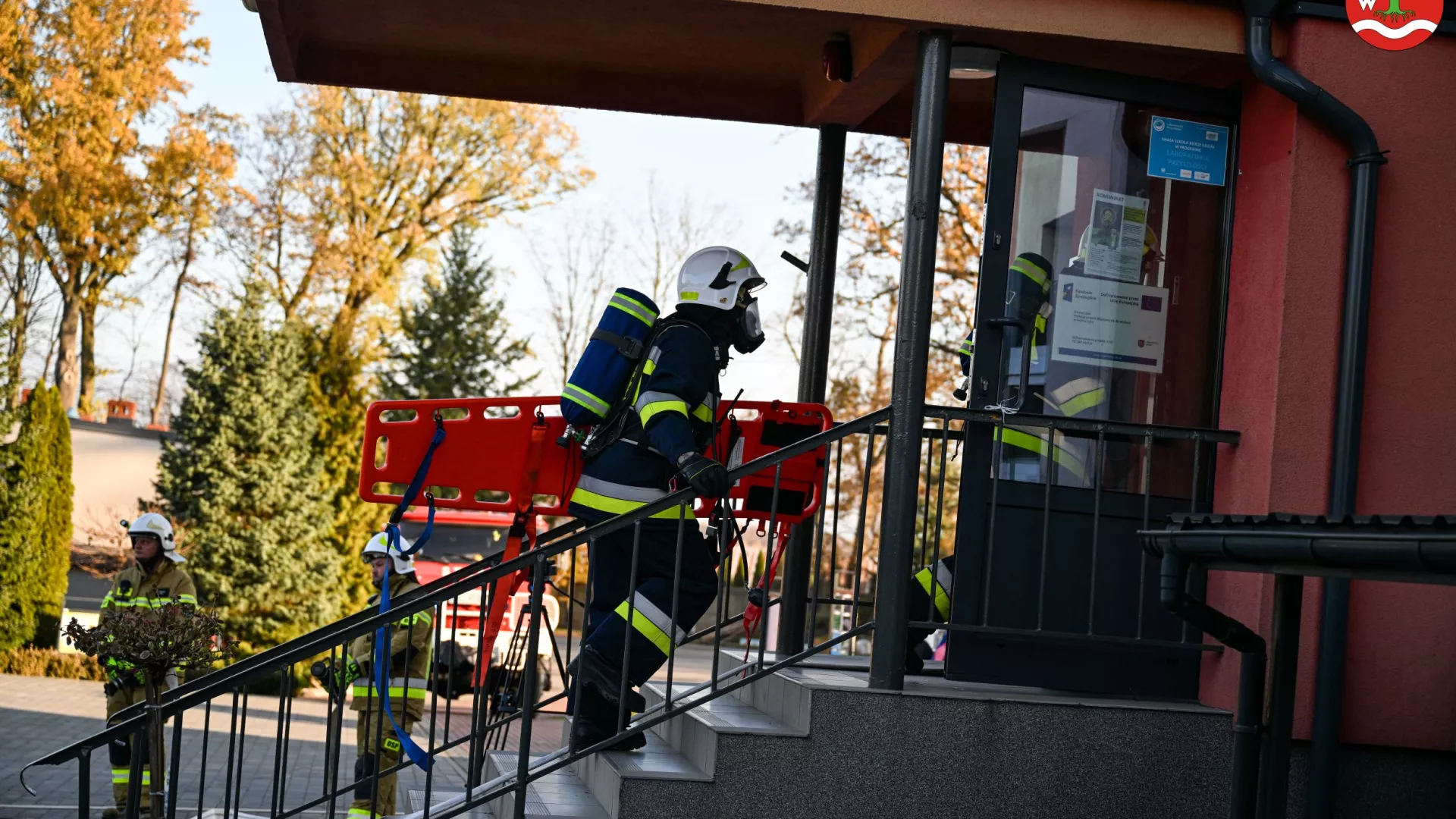 ewakuacja w ZS-P Parzymiechy