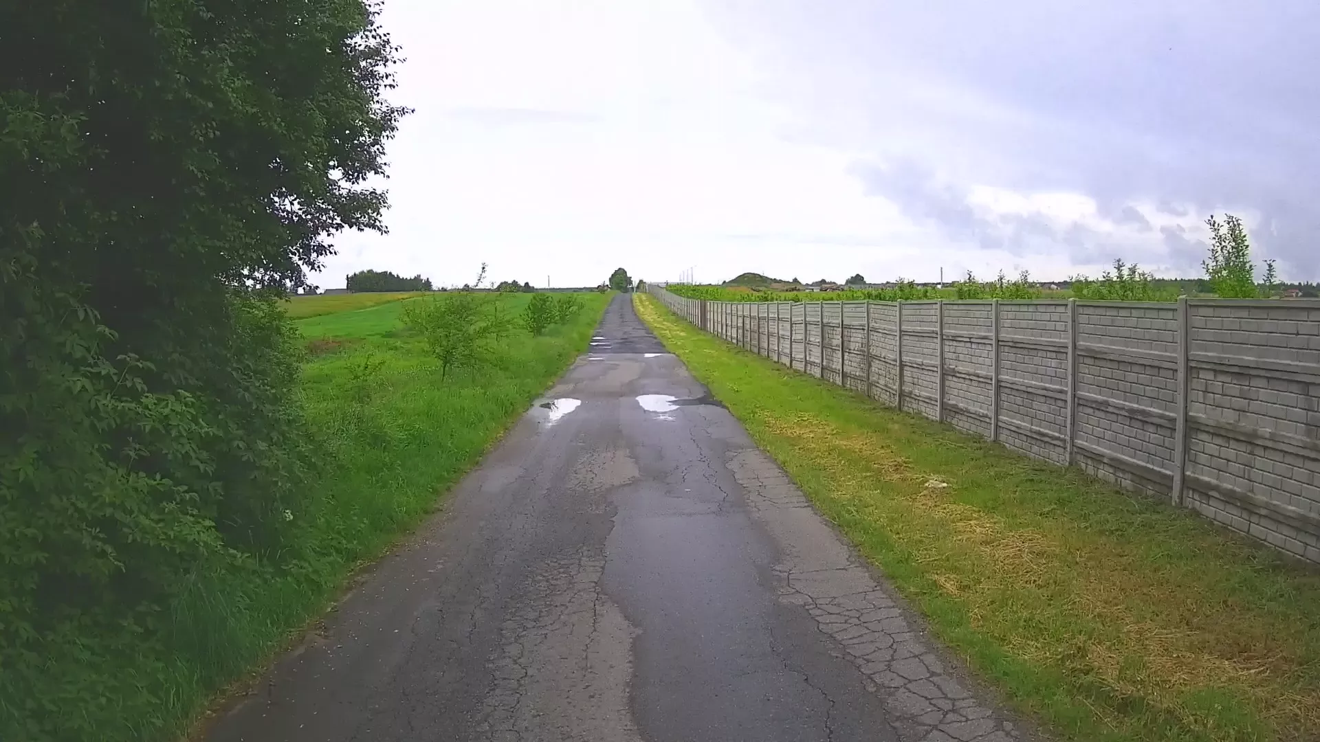 Obecny stan drogi, na której remont gmina uzyskała dofinansowanie.