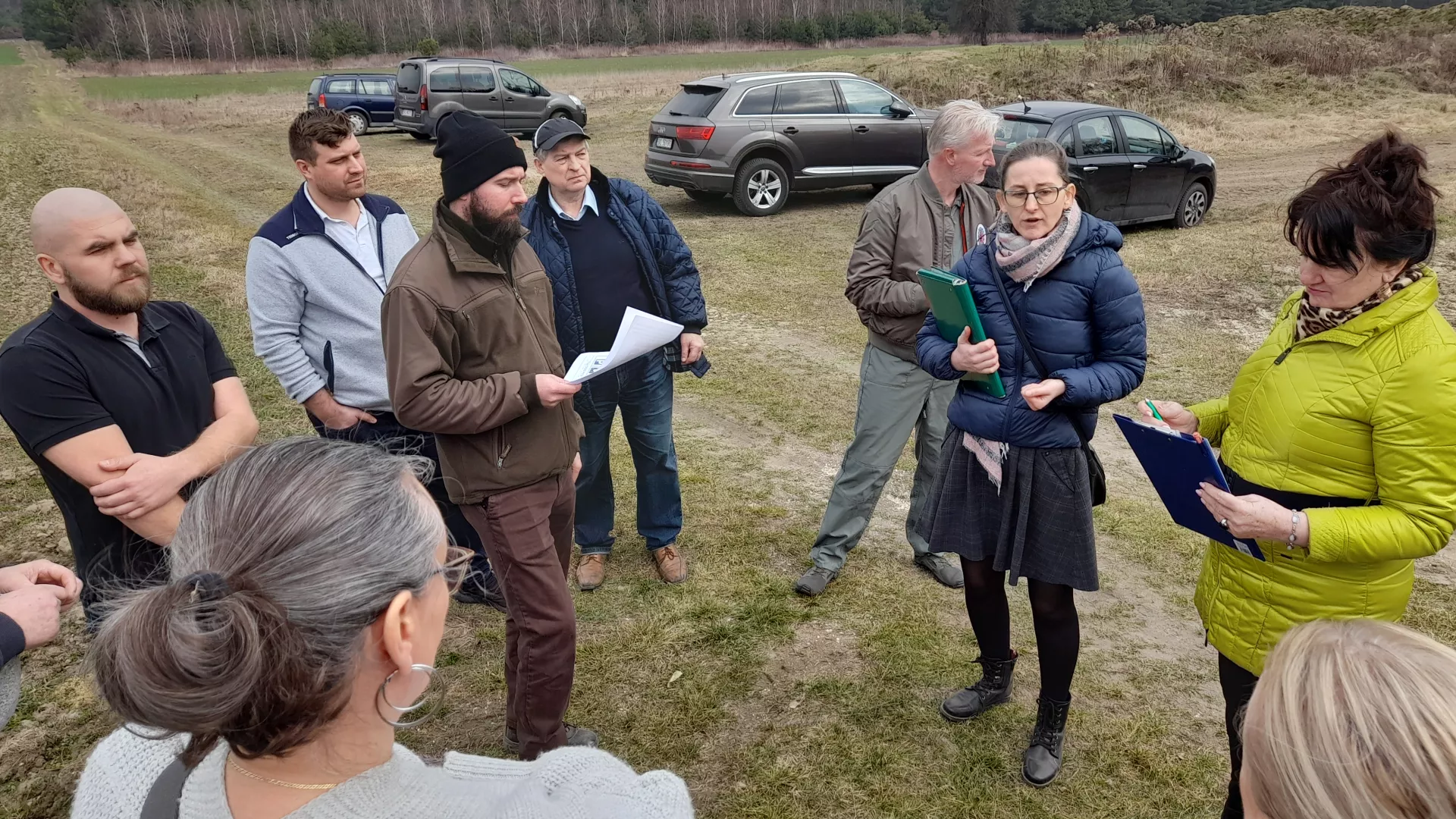 Uczestnicy spotkania konsultacyjnego w Napoleonie.