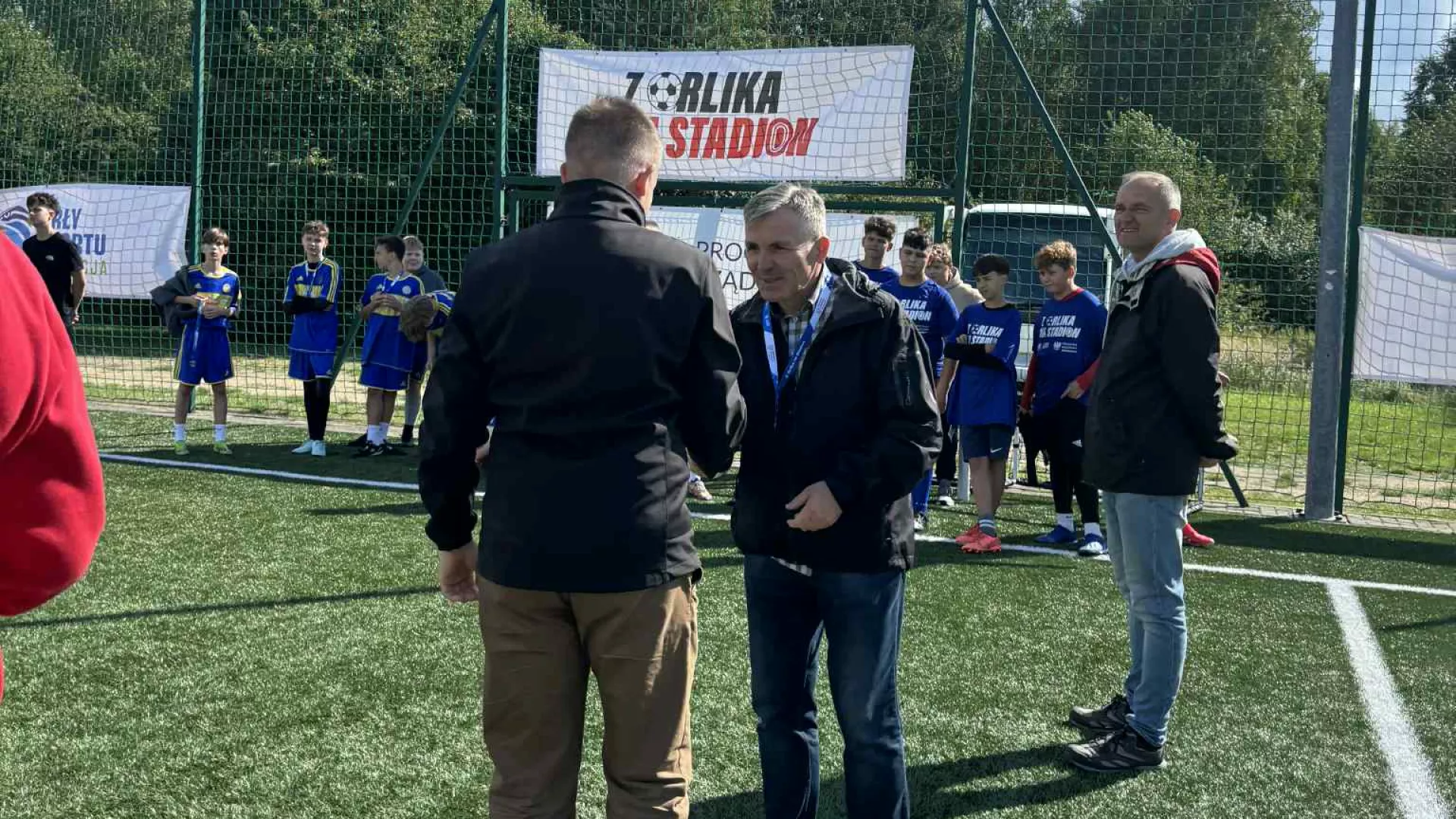 Drużyny z terenu Gminy Lipie podczas turnieju z Orlika na Stadion