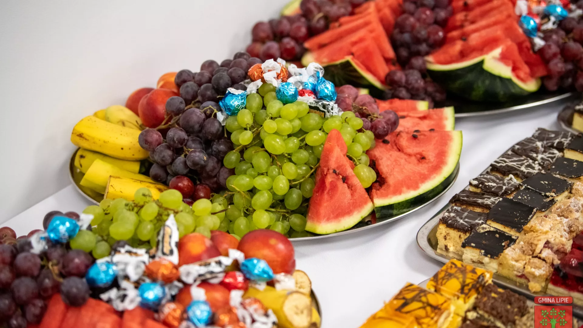 Słodki poczęstunek podczas uroczystości