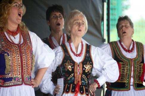 Członkinie koła gospodyń wiejskich.