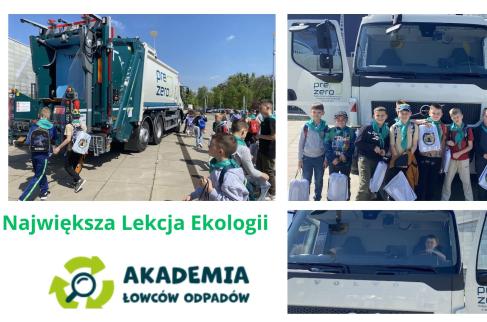 Największa Lekcja Ekologii podsumowaniem Programu Edukacyjnego Akademia Łowców Odpadów