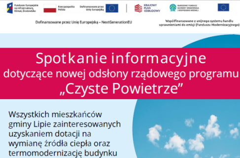 Spotkanie informacyjne doryczące nowej odsłony rządowego programu "Czyste Powietrze"