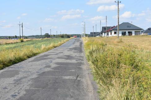 Droga Lindów – Wapiennik, której remont obecnie się rozpoczyna.