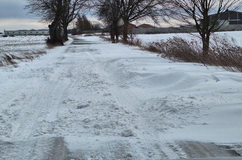 Zasnieżone drogi