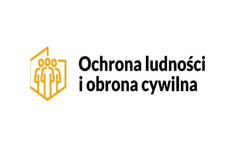 Logo ochrona ludności i obrona cywilna