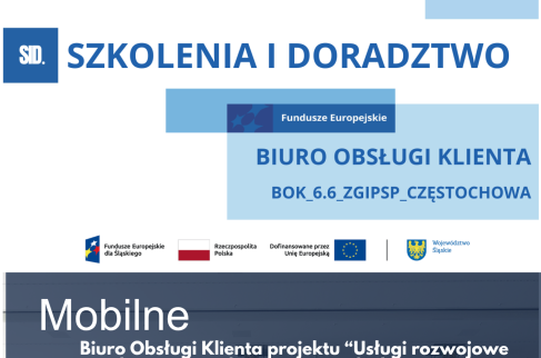 Plakat dotyczący konsultacji w ramach projektu "Usługi rozwojowe w subregionie północnym"